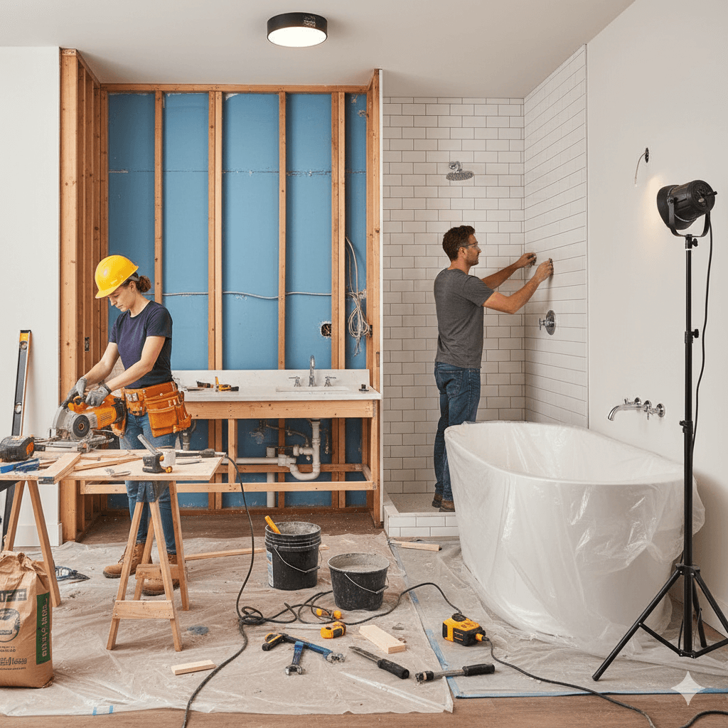 Bathroom remodeling